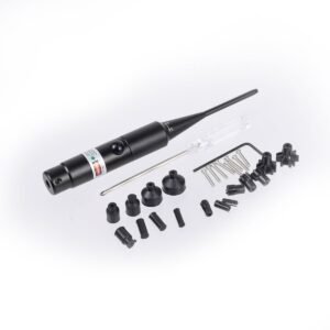 Tactical Green Laser Boresighter - Precision Self-Adjusting Calibration & Zeroing Tool for Rifles