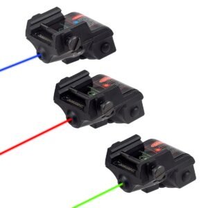 Rechargeable Laser Sight for Pistol | Compact Tactical Laser with Picatinny Rail Mount