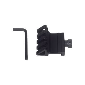 45 Degree Offset Rail Mount | Aluminum Picatinny Side Rail Adapter for Accessories