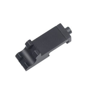20mm Aluminum Alloy Rail 45 Degree Offset Rail Mount Clamp Full Metal Flashlight Modification Accessories with Hex Wrench