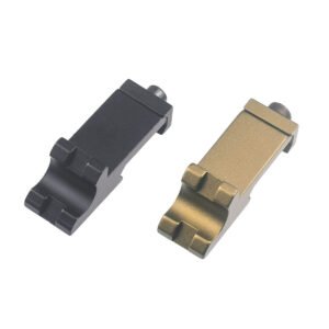 20mm Aluminum Alloy Rail 45 Degree Offset Rail Mount Clamp Full Metal Flashlight Modification Accessories with Hex Wrench