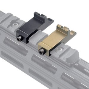 20mm Aluminum Alloy Rail 45 Degree Offset Rail Mount Clamp Full Metal Flashlight Modification Accessories with Hex Wrench