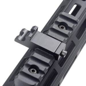 20mm Aluminum Alloy Rail 45 Degree Offset Rail Mount Clamp Full Metal Flashlight Modification Accessories with Hex Wrench