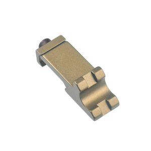 20mm Aluminum Alloy Rail 45 Degree Offset Rail Mount Clamp Full Metal Flashlight Modification Accessories with Hex Wrench