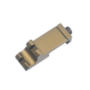 20mm Aluminum Alloy Rail 45 Degree Offset Rail Mount Clamp Full Metal Flashlight Modification Accessories with Hex Wrench
