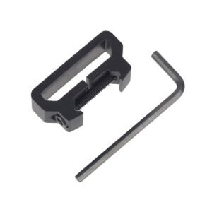 20mm Aluminum QD Butterfly Buckle, Single Double Point Picatinny Rail Sling Strap Connector, Tactical Toy Gear Accessory