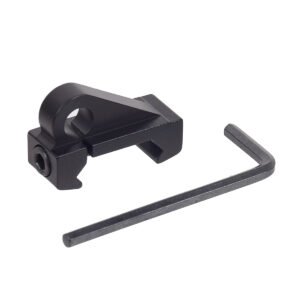 20mm Aluminum QD Butterfly Buckle, Single Double Point Picatinny Rail Sling Strap Connector, Tactical Toy Gear Accessory