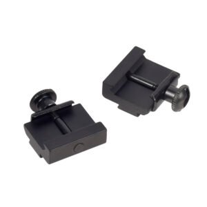 20mm to 11mm Aluminum Alloy Riser Rail, Tactical Flashlight Mount Adapter Bracket (1 Pair)