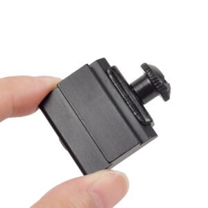 20mm to 11mm Aluminum Alloy Riser Rail, Tactical Flashlight Mount Adapter Bracket (1 Pair)
