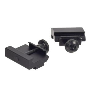 20mm to 11mm Aluminum Alloy Riser Rail, Tactical Flashlight Mount Adapter Bracket (1 Pair)