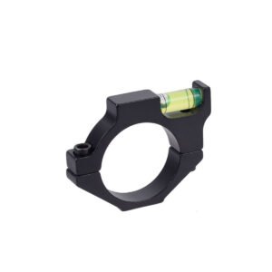 25.4mm 30mm Bubble Level Scope Ring, Aluminum Alloy Rifle Scope Tube Clamp Level Mount Holder