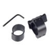 25.4mm 30mm Scope Mount Ring, Tube Clamp Bracket with Rail for Flashlight Laser Sight