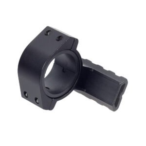 25.4mm 30mm Scope Mount Ring, Tube Clamp Bracket with Rail for Flashlight Laser Sight