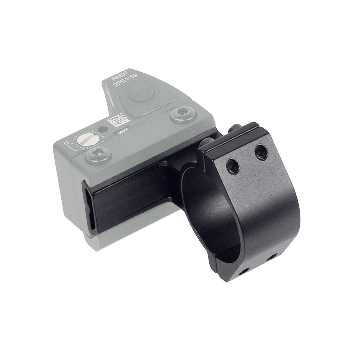 25.4mm 30mm Scope Mount Ring, Tube Clamp Bracket with Rail for Flashlight Laser Sight-8 25.4mm 30mm Scope Mount Ring, Tube Clamp Bracket with Rail for Flashlight Laser Sight