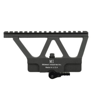 Aluminum AK105 Side Rail Scope Mount, Quick Detach 20mm Picatinny Rail Adapter for AK Optic Sight