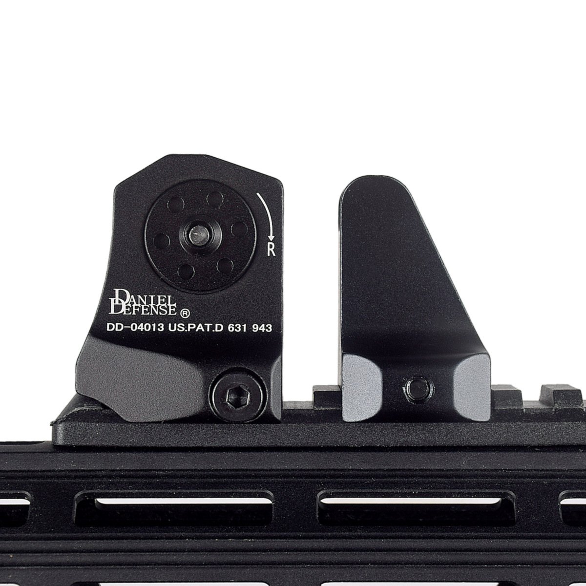 New Style DD Metal Iron Sight Set, CNC Machined Front & Rear Dual Iron Sights, Backup Mechanical Sight for AR M4-1 New Style DD Metal Iron Sight Set, CNC Machined Front & Rear Dual Iron Sights, Backup Mechanical Sight for AR M4