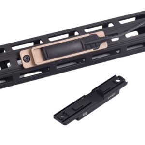Tactical Flashlight M600 M300 DBAL Pressure Switch Slot Mount, Black & Tan