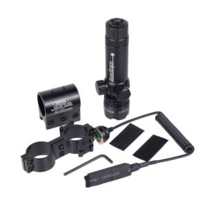 Tactical Red Green Laser Sight, Full Metal Adjustable Large Laser with Pressure Switch, 20mm Picatinny Rail Hunting Aiming Pointer