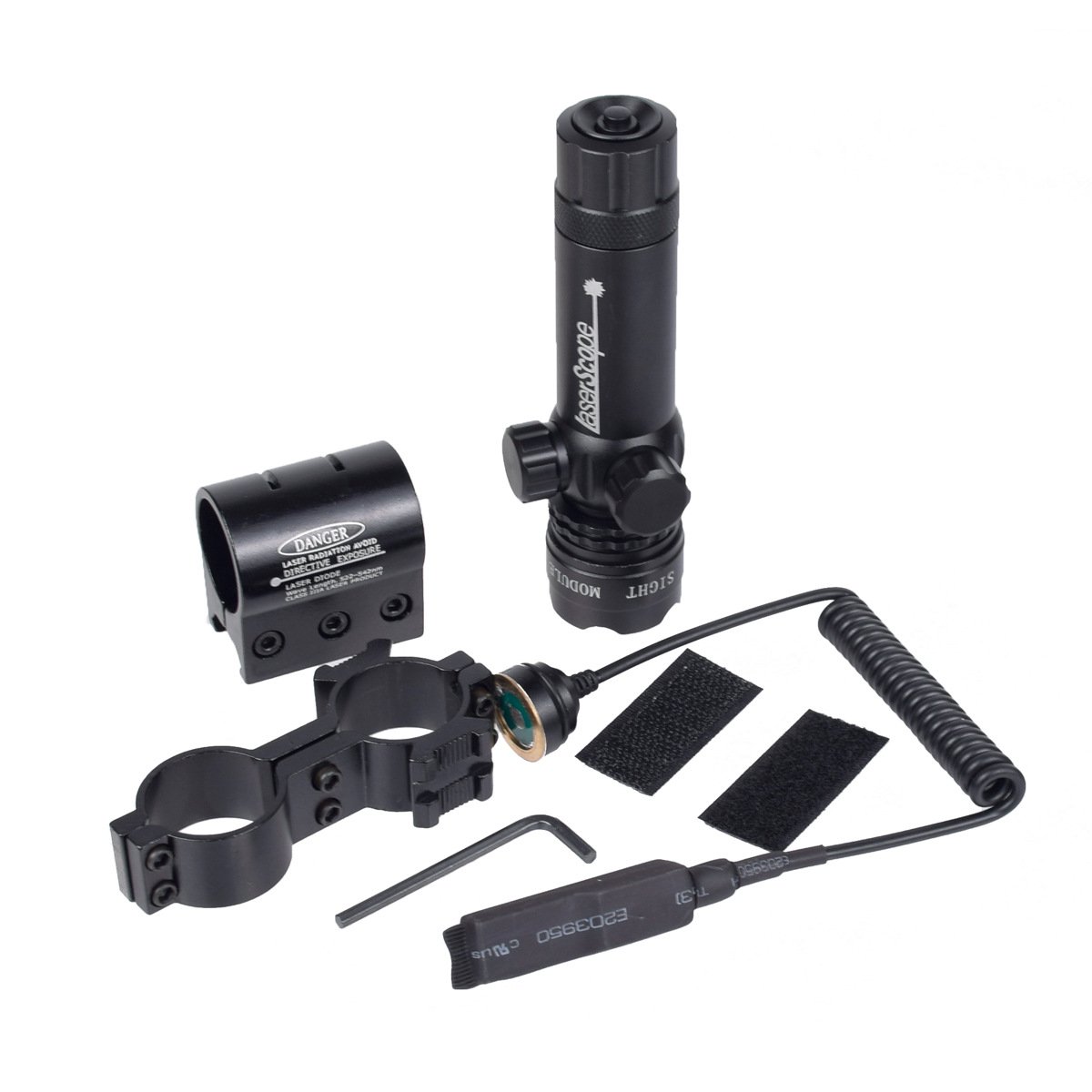 Tactical Red Green Laser Sight, Full Metal Adjustable Large Laser with Pressure Switch, 20mm Picatinny Rail Hunting Aiming Pointer-3 Tactical Red Green Laser Sight, Full Metal Adjustable Large Laser with Pressure Switch, 20mm Picatinny Rail Hunting Aiming Pointer