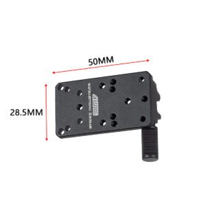 Universal Adapter Plate Rear Cover Sheet, Scope Shim Mount Conversion Plate Compatible with Glock Tactical Outdoor Accessories