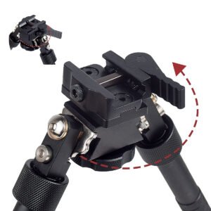 V8 Outdoor Camera Bipod, 360° Rotatable, Retractable & Foldable Legs, Universal Support Stand for Action Cameras & Outdoor Use