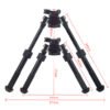 V8 Outdoor Camera Bipod, 360° Rotatable, Retractable & Foldable Legs, Universal Support Stand for Action Cameras & Outdoor Use