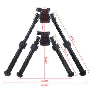 V8 Outdoor Camera Bipod, 360° Rotatable, Retractable & Foldable Legs, Universal Support Stand for Action Cameras & Outdoor Use