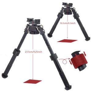 V8 Outdoor Camera Bipod, 360° Rotatable, Retractable & Foldable Legs, Universal Support Stand for Action Cameras & Outdoor Use