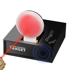 Auto Reset Flip Laser Target, Electric Sensing Shooting Practice Target Accessory for Laser & Toy Blaster Guns