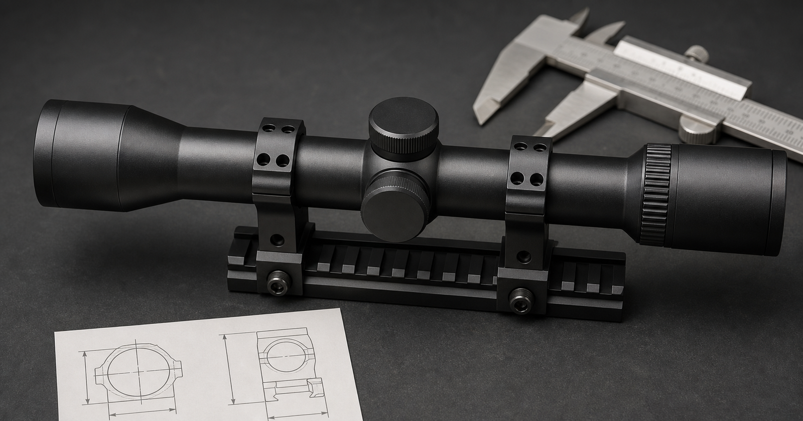 Scope rings and mounting accessories