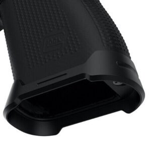 Glock 43X magwell installed on the grip