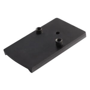 Underside of the Glock RMR mount plate showing the dovetail profile