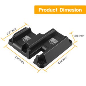 Mount dimensions: 4.70 x 4.64 in footprint, 2.27 in width, 1.08 in height
