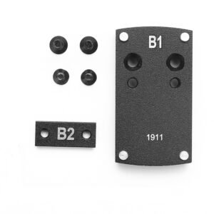 Pistol red dot mount plate B1 for 1911 with dovetail bar and screws
