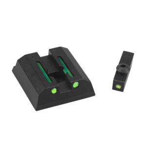 Green fiber optic rear and front sight for Taurus G2C, G2S and G3