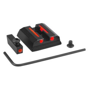 Taurus G2C fiber optic sights – red front and rear sight set with hex key